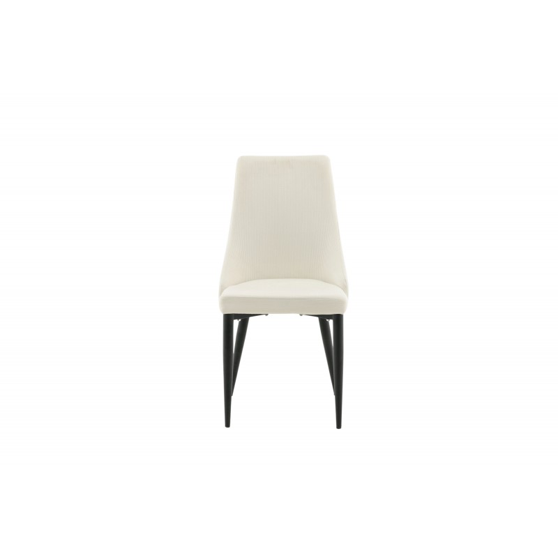 Leone Spisebordsstol  - Sort og Hvid