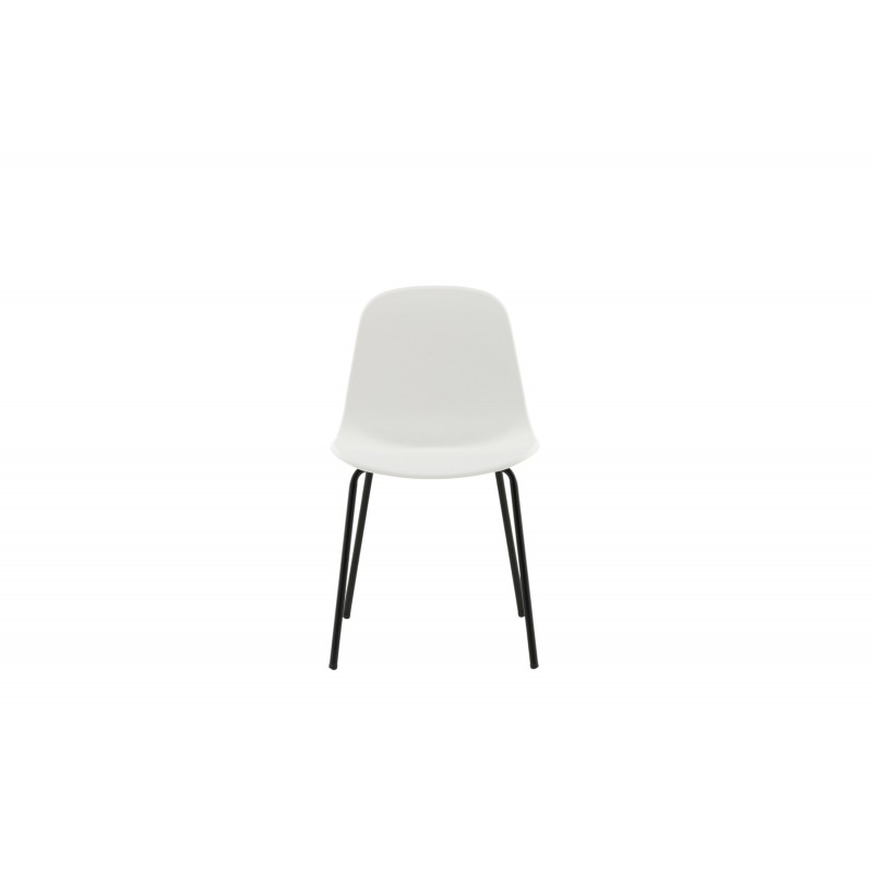 Arctic Spisebordsstol - Sort og Hvid billede