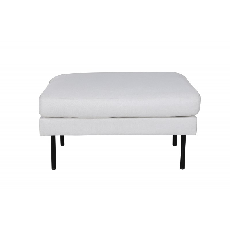 Zoom Ottoman - Sort og Lys beige billede