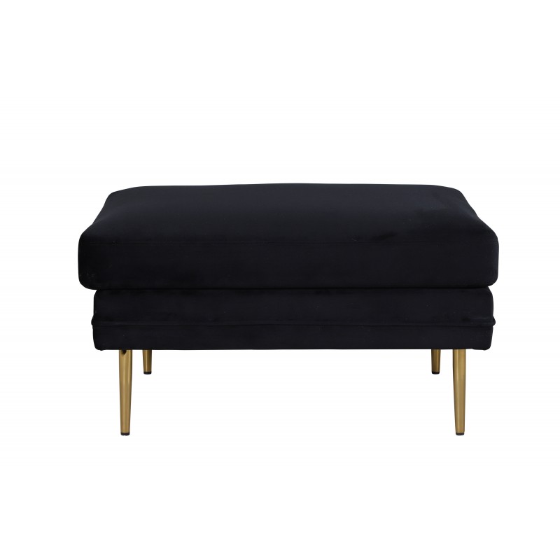 Boom Sittpuff - Sort og Messing billede