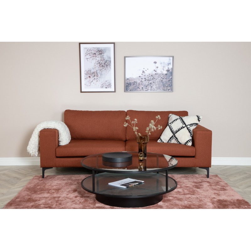 Bolero 3 personers Sofa - Rød, Høj Komfort billede