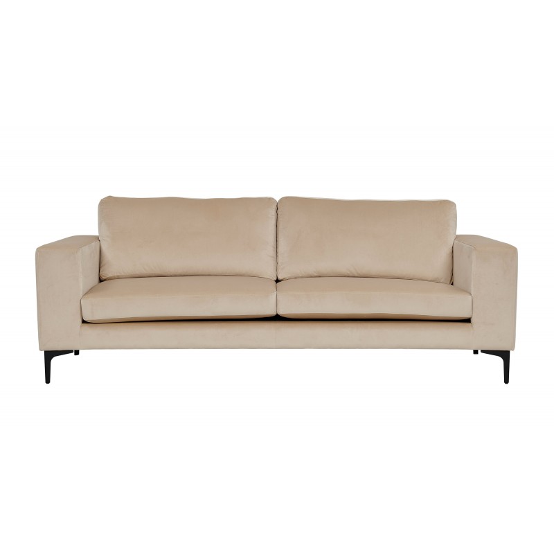 Bolero 3 personers Sofa - Beige og Sort billede