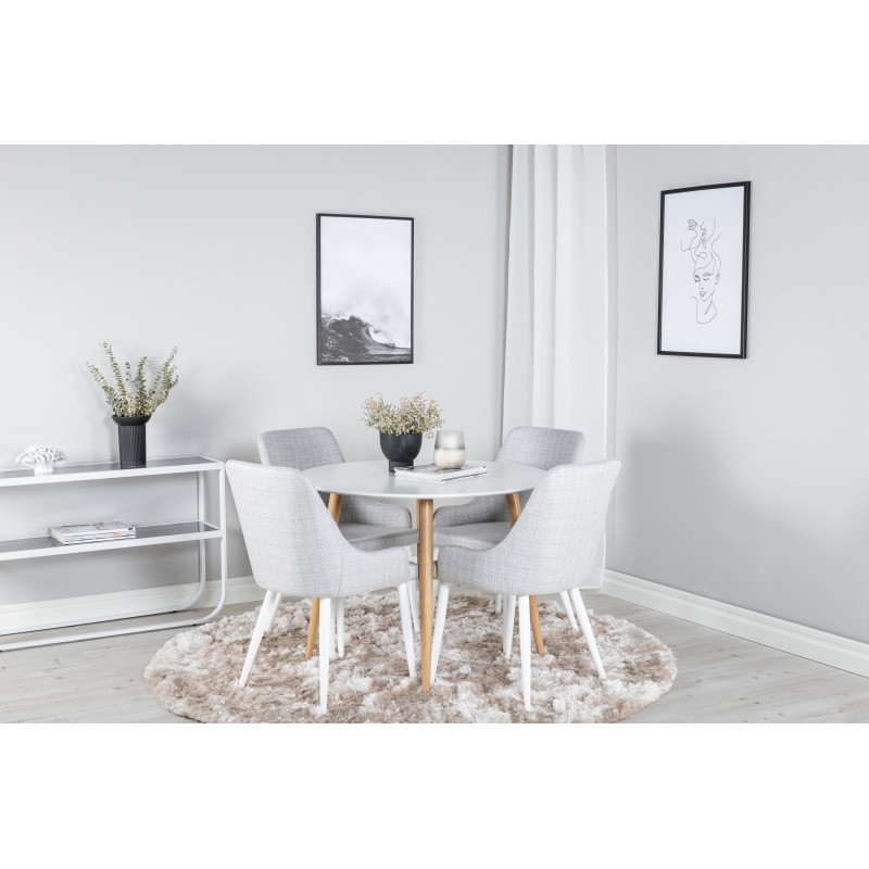 Rundt Spisebordssæt Plaza med stole Plaza