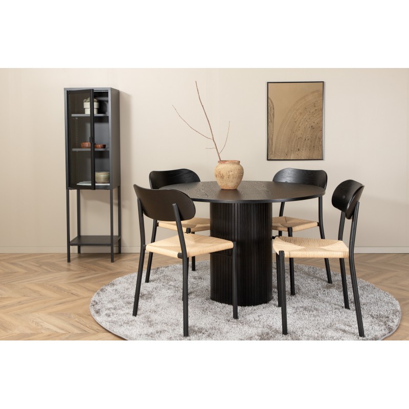 Rundt Spisebordssæt Bianca med stole Polly