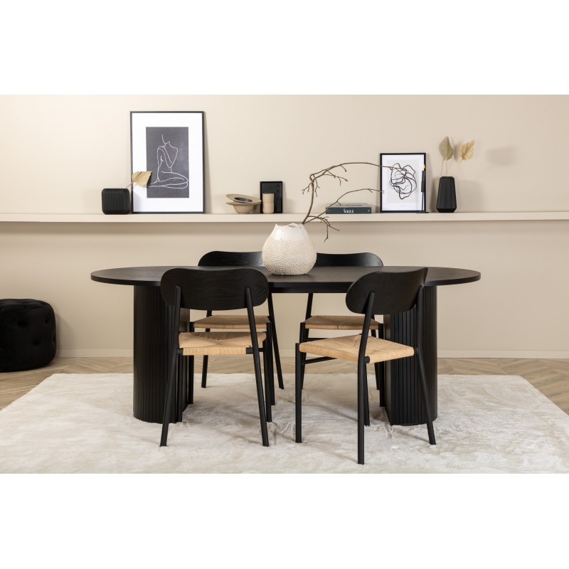 Spisebordssæt Bianca med stole Polly