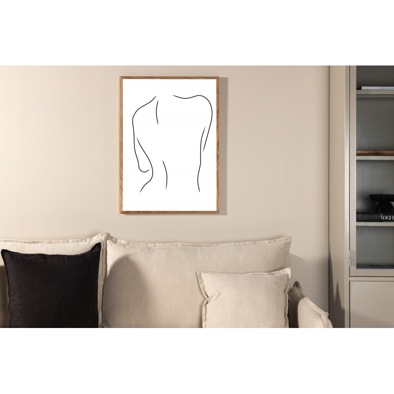Kvinde Plakat - Sort og Hvid