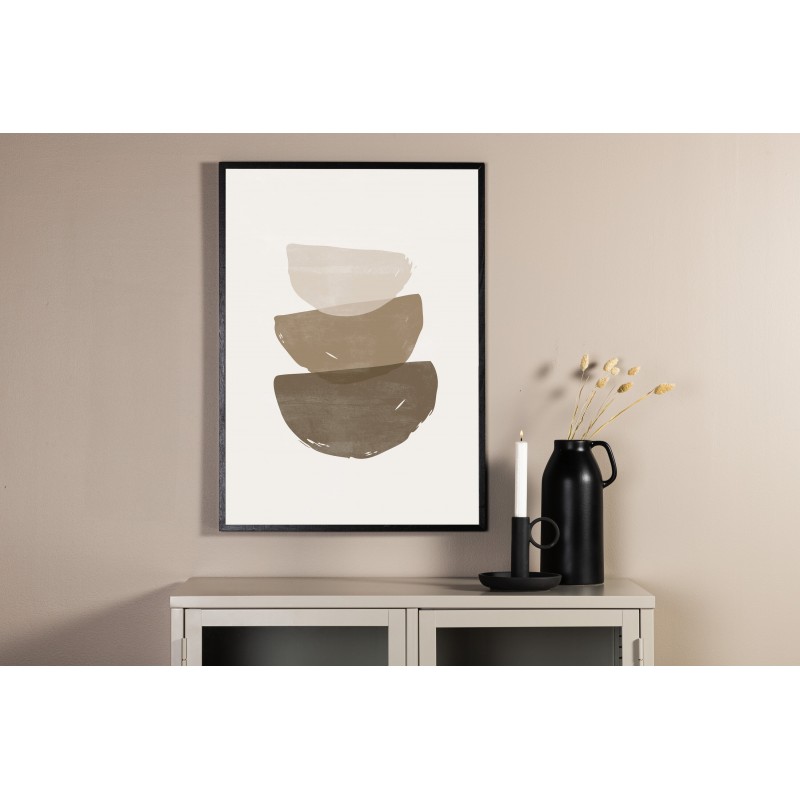 Børstestrøg Plakat - Beige