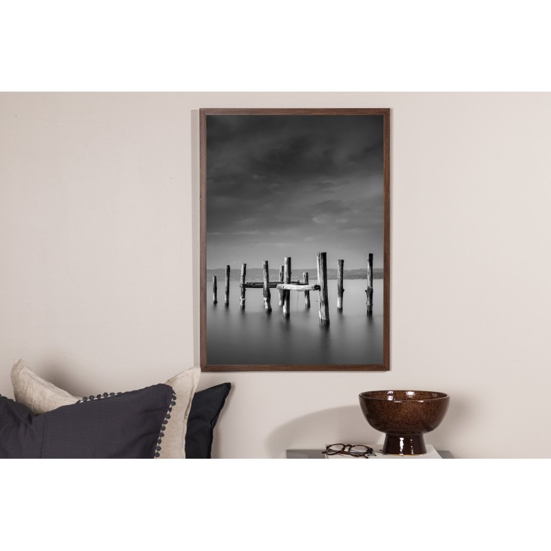 Ocean Plakat - Sort og Hvid billede