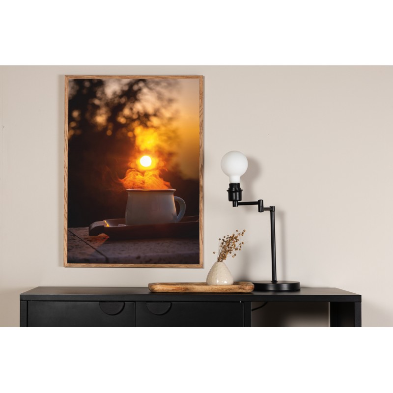 Morgenkaffe Plakat - Sort og Cognac