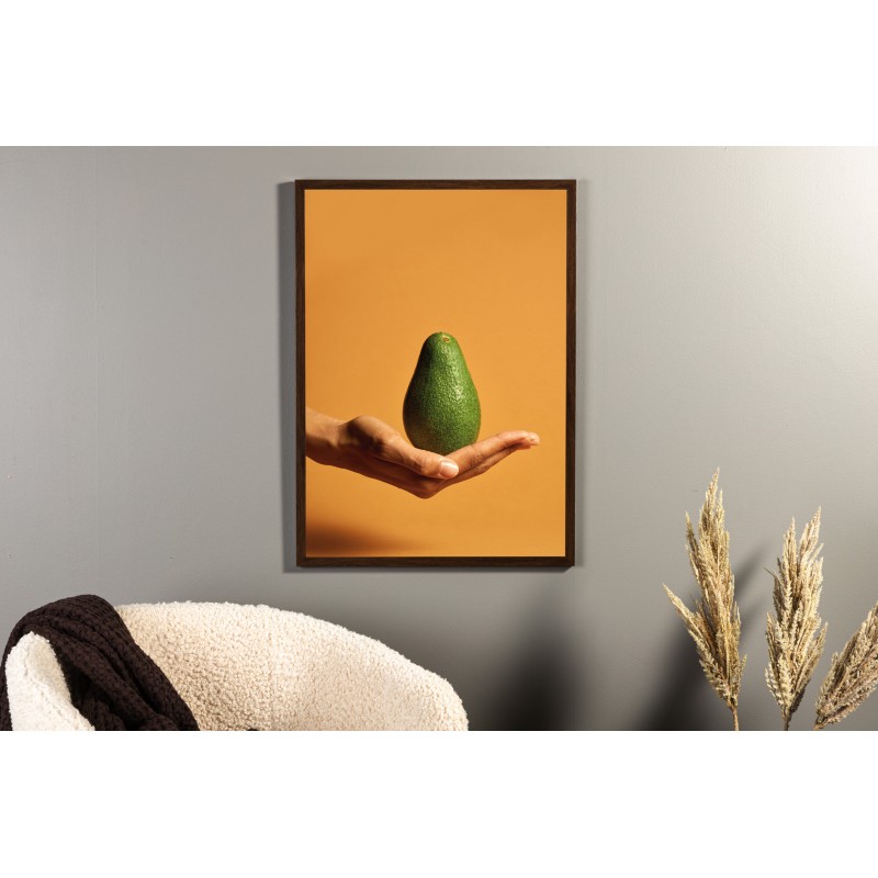 Avocado Plakat  - Grøn og Cognac billede