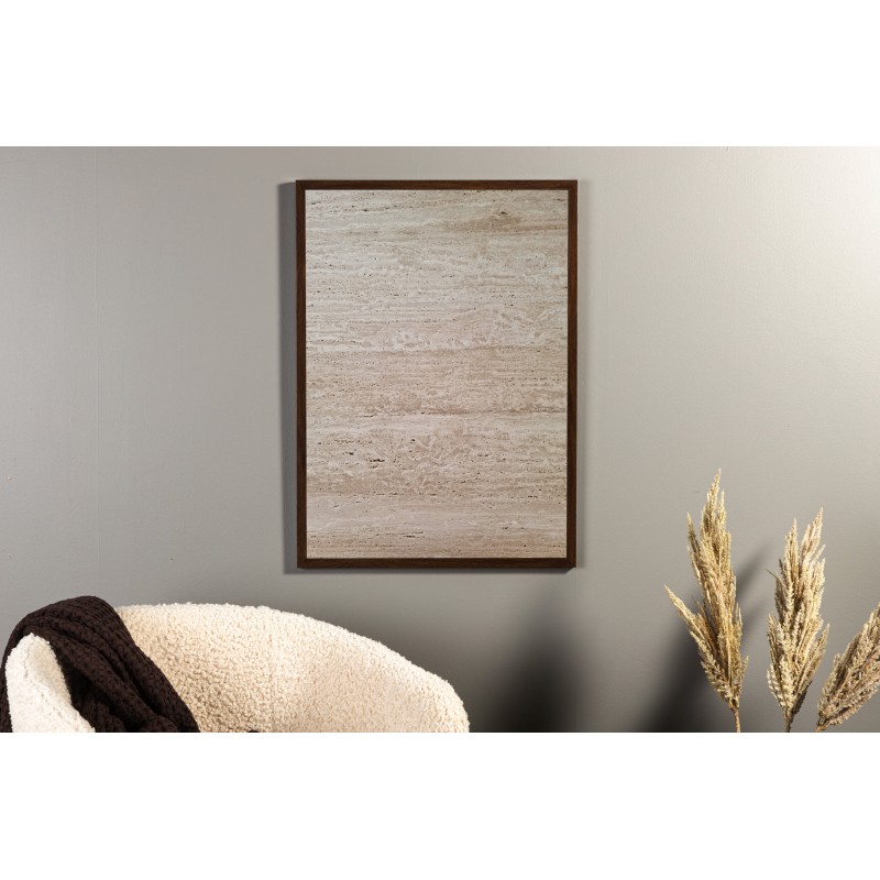 Stenvæg Plakat - Beige