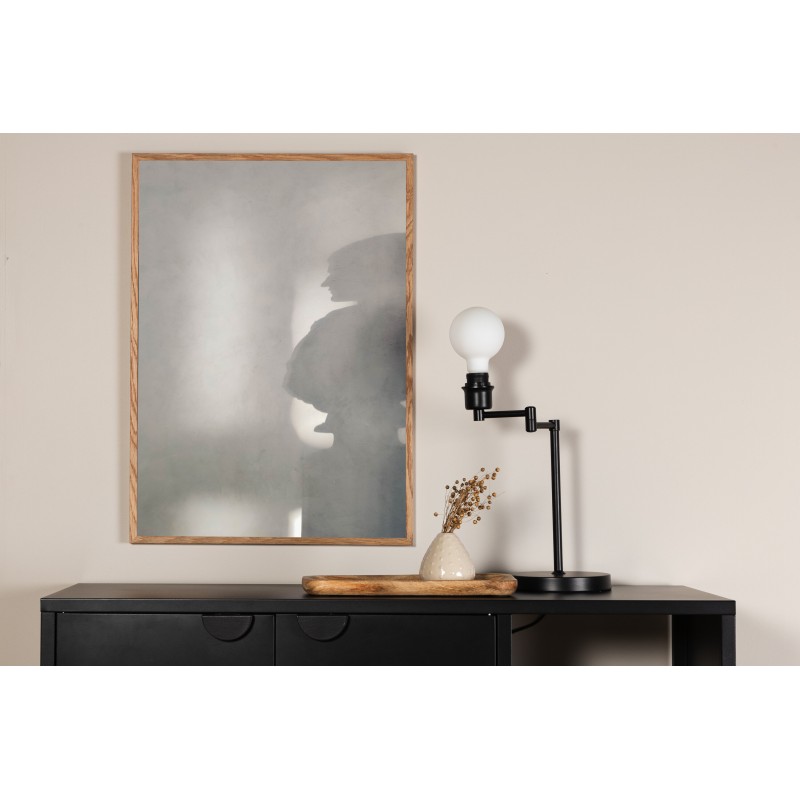 Human shadow Plakat - Grå og Hvid