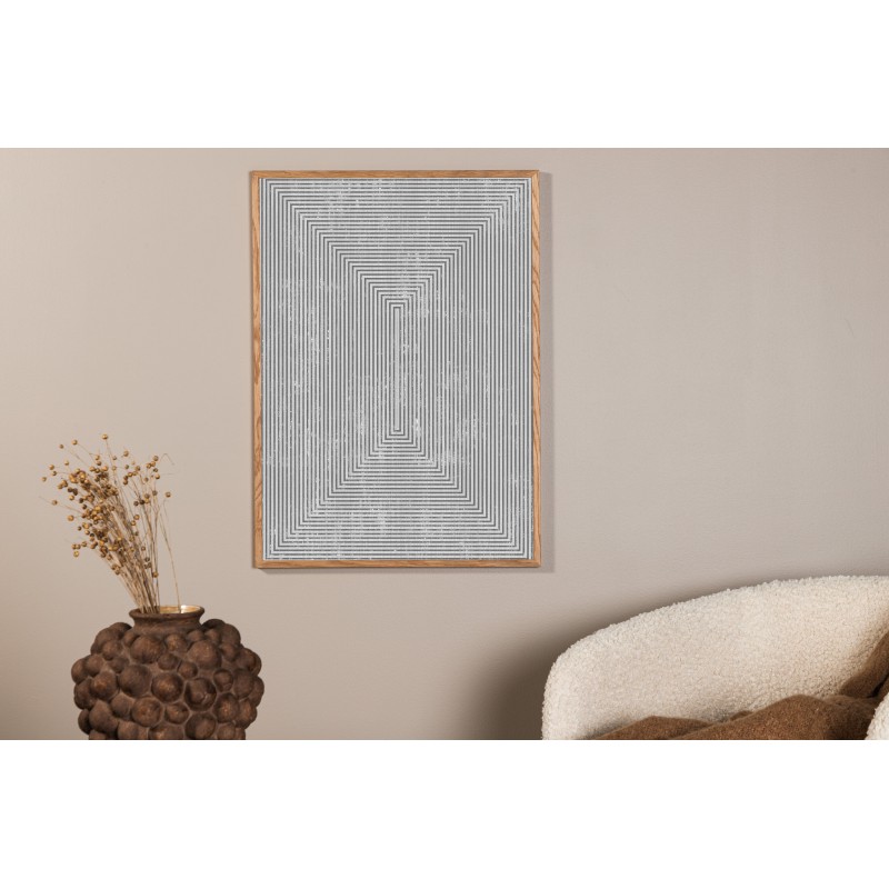 Symmetrisk Plakat - Grå billede