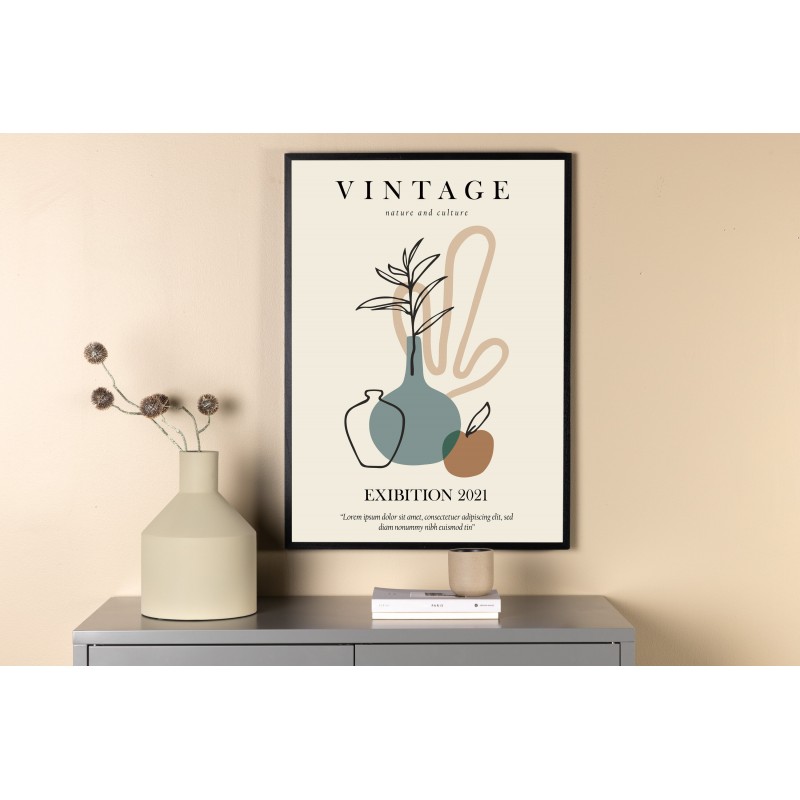 Vintage Plakat  - Beige billede