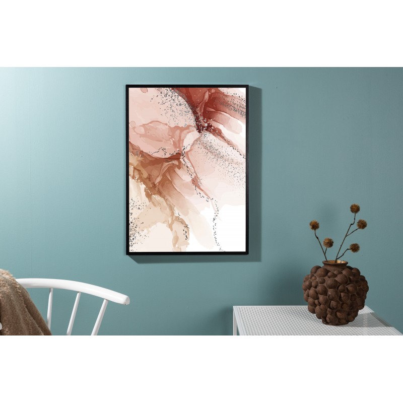 Splash Plakat - Lyserød billede