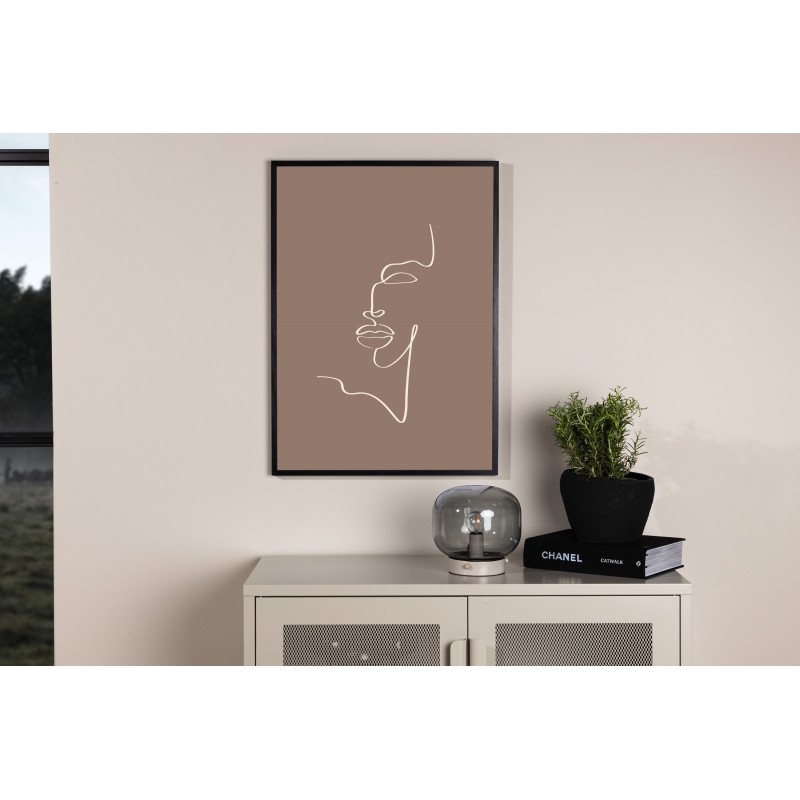 Siluette Plakat  - Brun billede