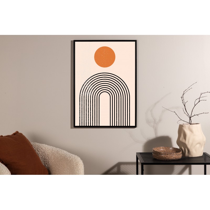 Tempel Plakat  30 x 40 - Beige billede