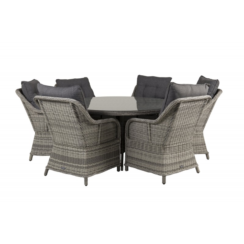 Volta Rundt Loungesæt - Havemøbelsæt - Grå