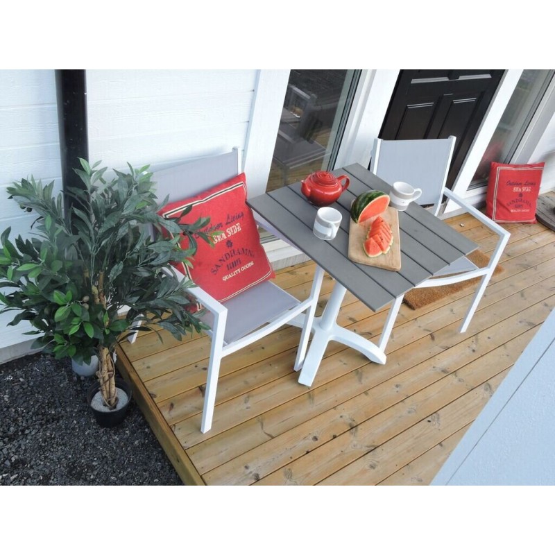 Colorado Loungesæt - Havemøbelsæt - Sort,Grå