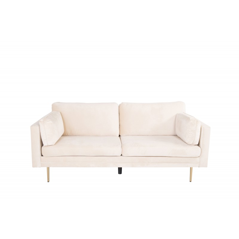 Boom 3 personers Sofa  - Beige og Messing billede