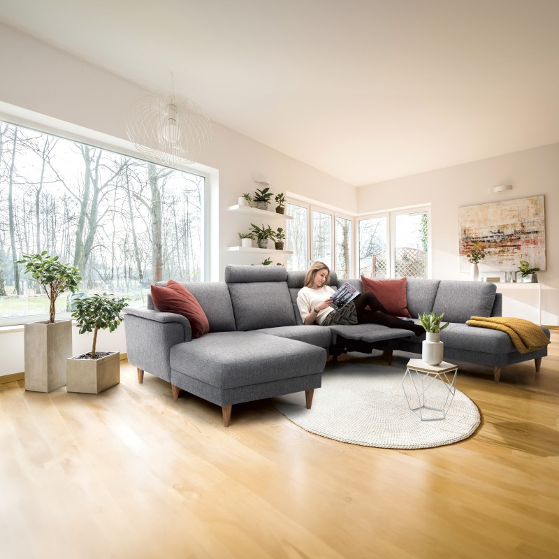 Hjort Knudsen Ballerup hjørnesofa med venstrevendt chaiselong