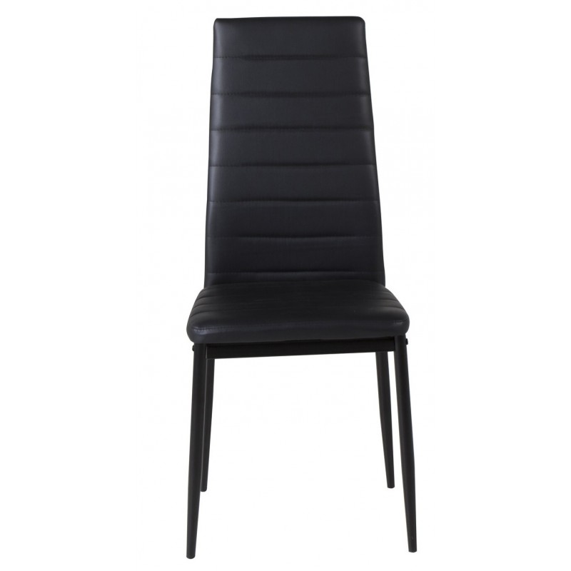 Slank Spisebordsstol - Sort billede