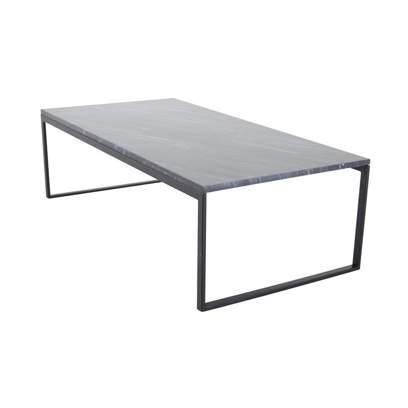 Estelle ægte marmor Sofabord 120x60cm - Grå billede