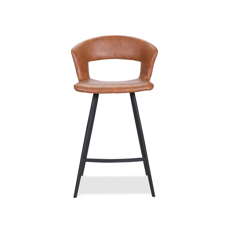 Tora barstol - Cognac