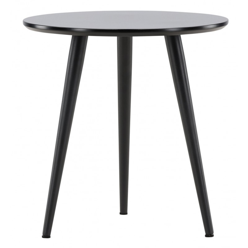 Askim Sidebord  Ø48cm - Sort