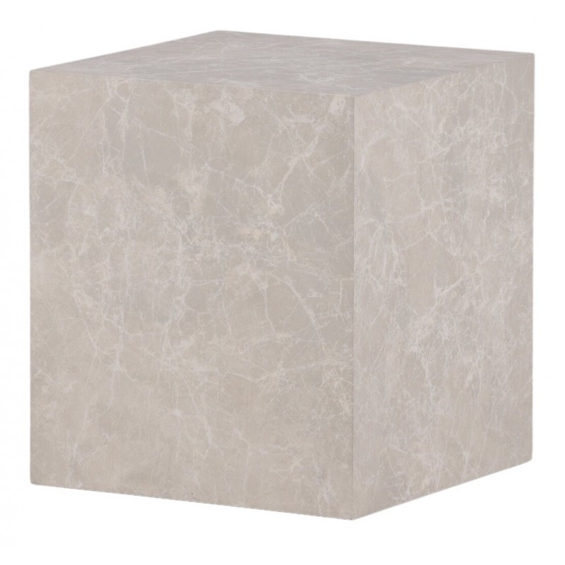 York Høj hjørnebord 40x40cm - Beige billede