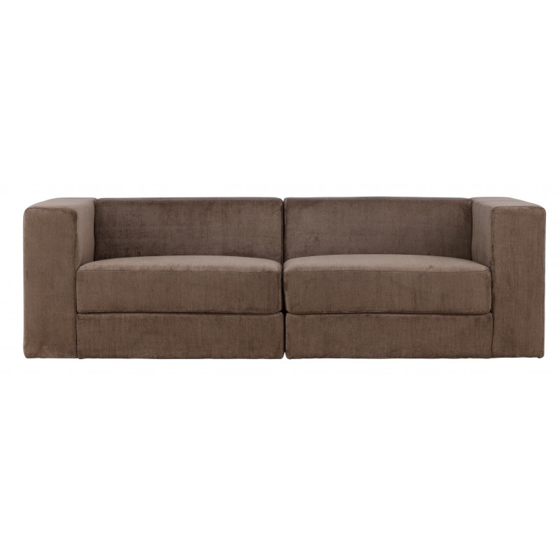 Lumi 3 personers Sofa - Brun billede