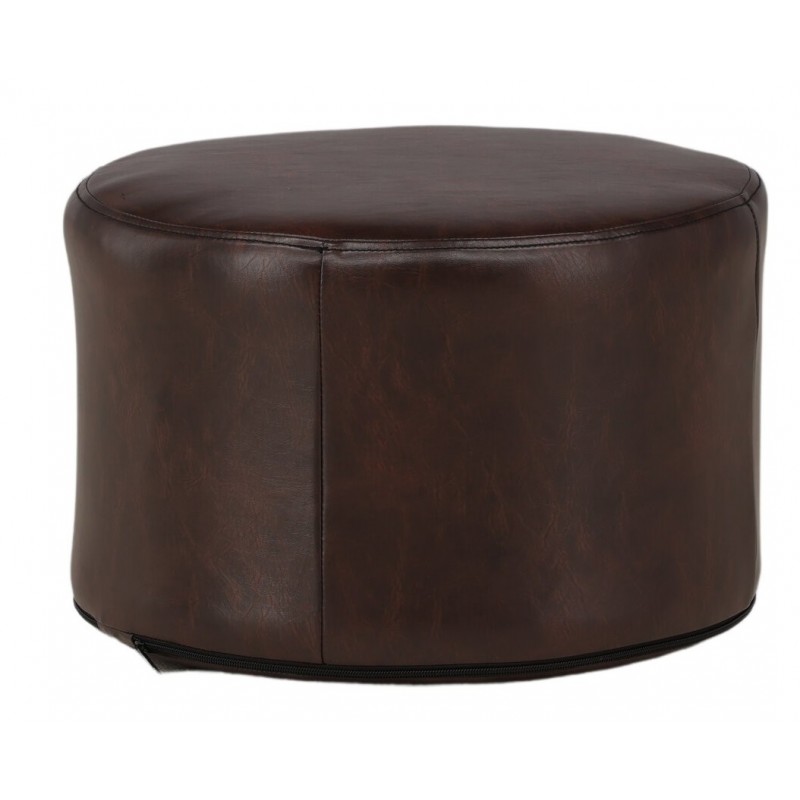 Eastport Puf Ø41 cm - Brun
