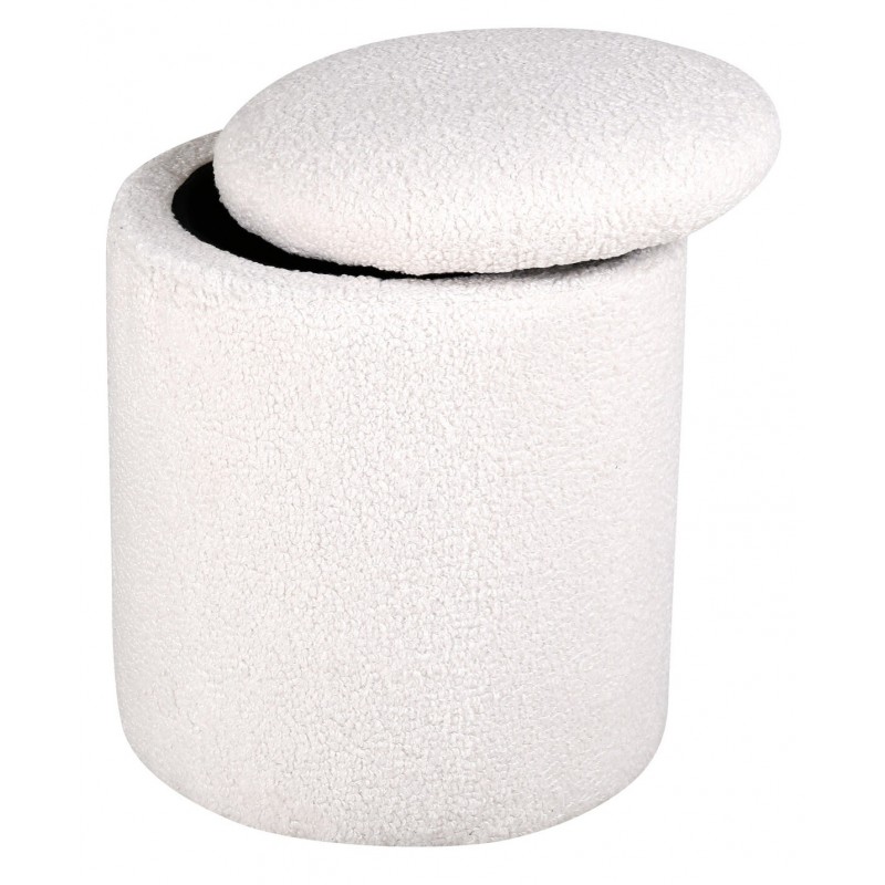 Limpen Skammel Ø32-cm Hvid