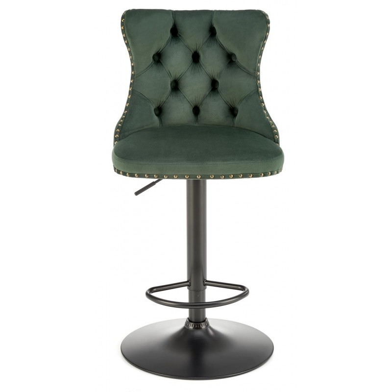 H117 Barstol -Mørkegrøn Veour billede