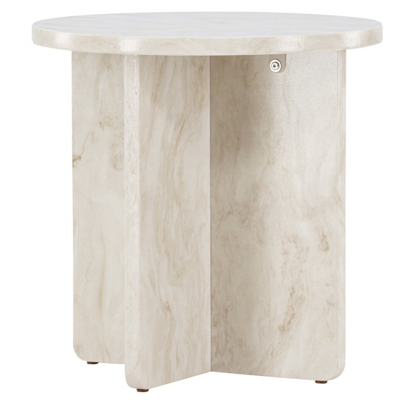 Ålesund Sidebord  Ø50cm - Beige