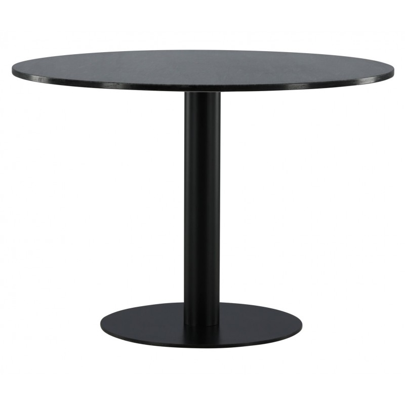 Estelle Rundt Marmor spisebord  Ø106cm - Mørkegrå billede