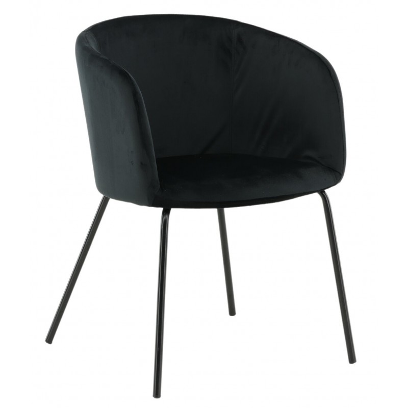Berit Spisestol - Sort billede