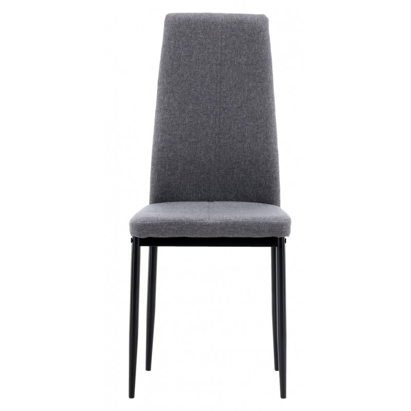 Petra Spisebordsstol - Sort og Mørkegrå billede