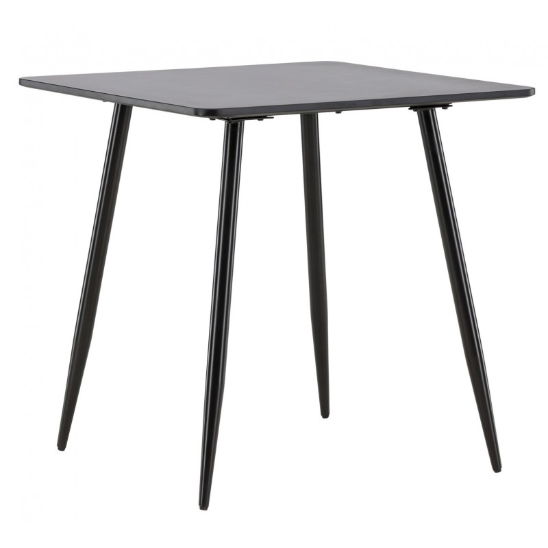 Polar Spisebord 75 x 75cm - Sort billede