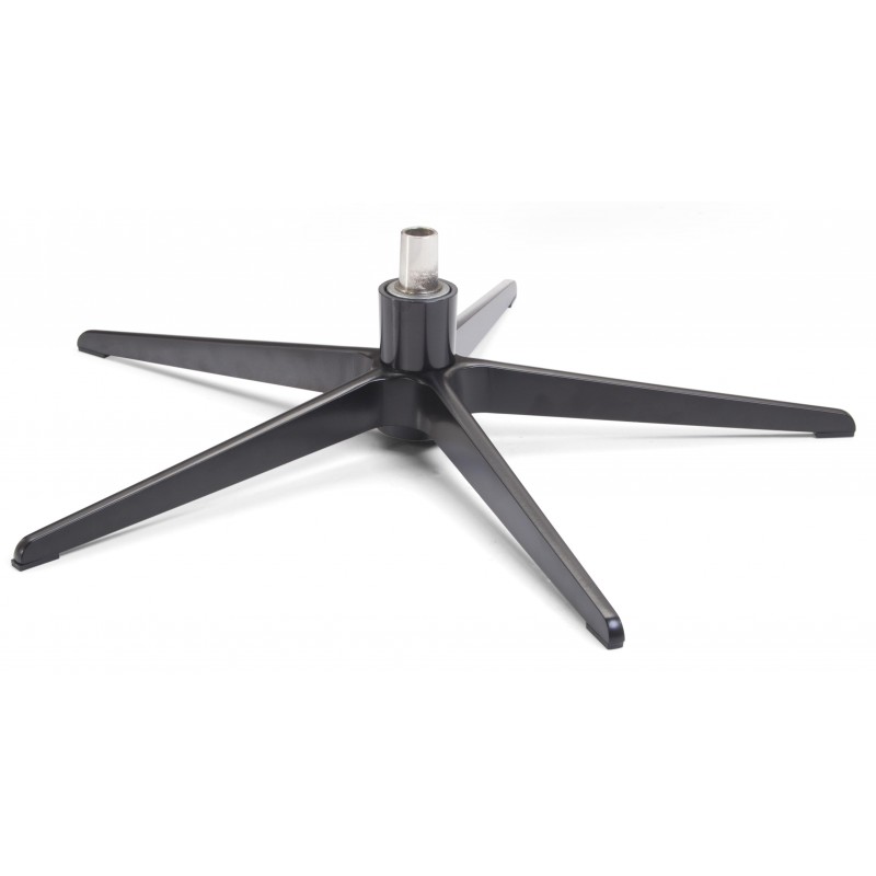 Elegant D-2 sokkel til lænestol - Sort