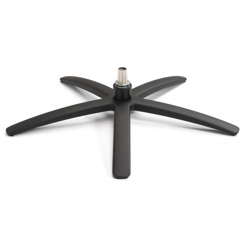 Sirius D-6 sokkel til lænestol - Sort