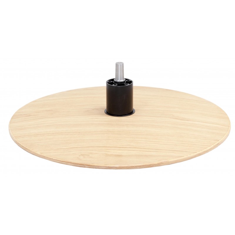 Disc base G-1 sokkel til lænestol - Eg olieret