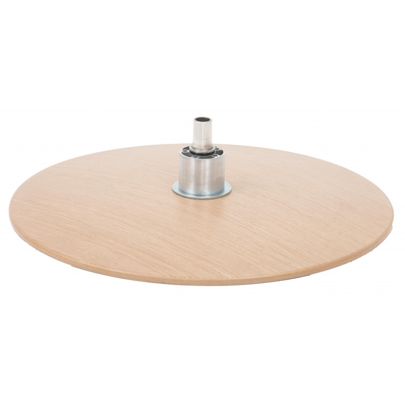 Disc base G-1 sokkel til lænestol - Eg lakeret