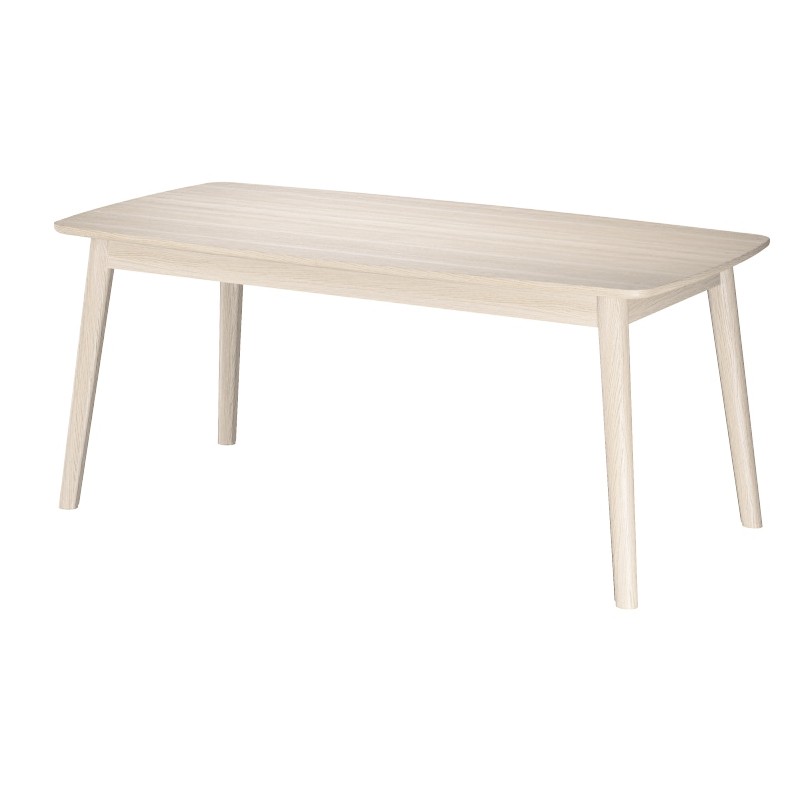 CASØ Spisebord 180cm kan udvides til 270cm smart butterfly udtræk - Eg Hvidolie
