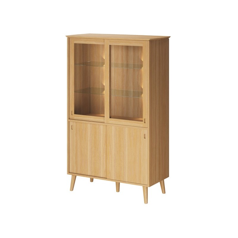 CASØ 120 vitrineskab - Eg Naturolie