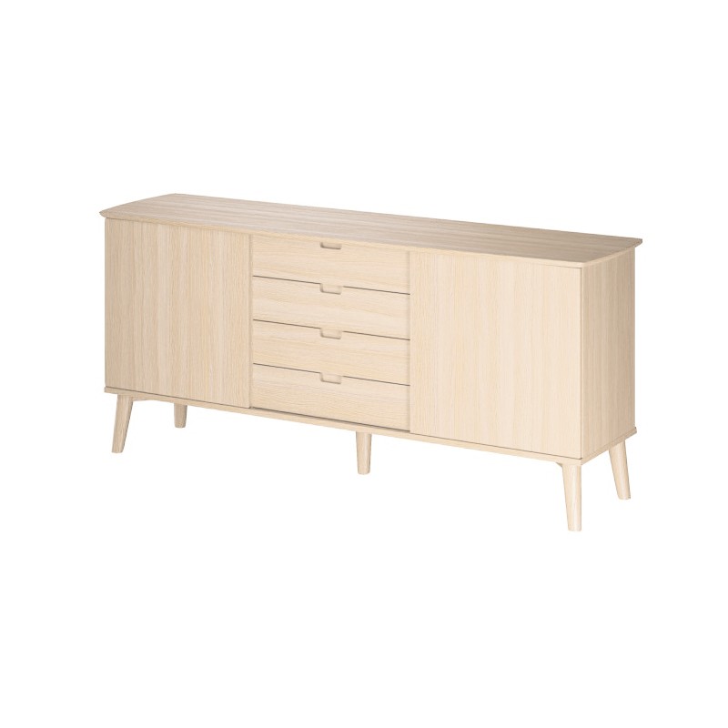 Casø skænk 180cm - Eg Hvidolie