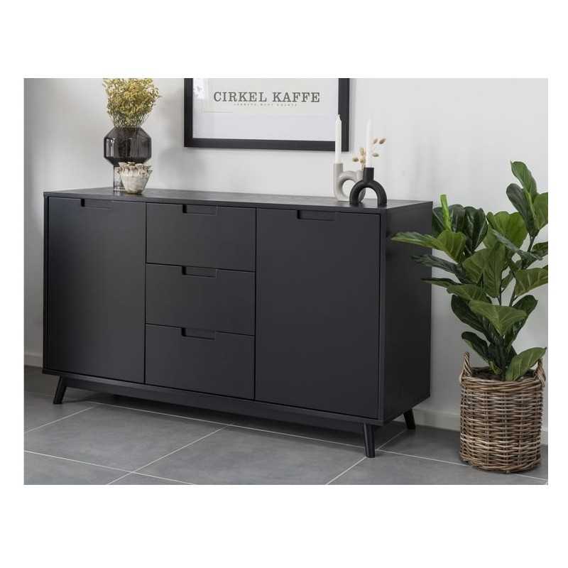 Copenhagen Skænk 150 cm Sort - Udstillingsmodel