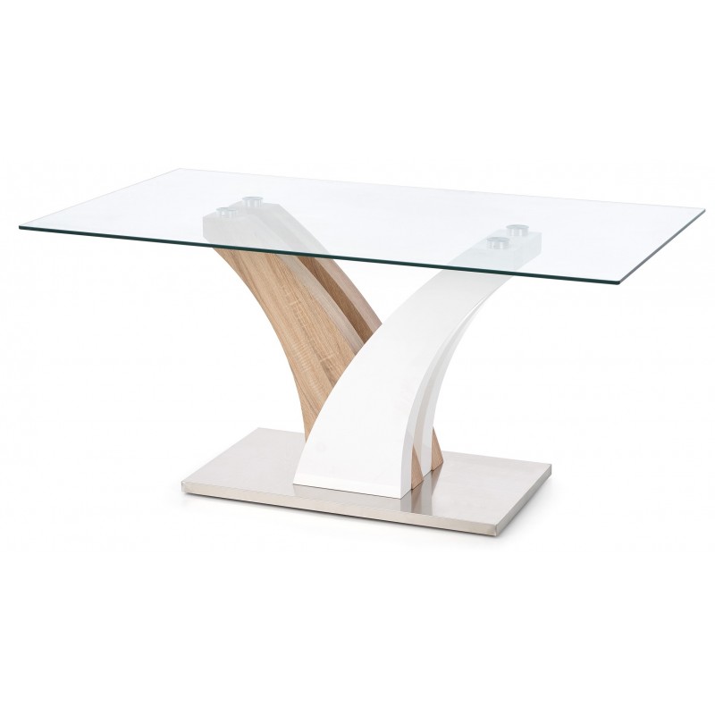 VILMER Glas Spisebord 160x90cm