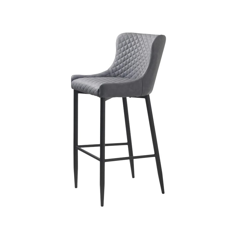 Boston Barstol - Grå PU