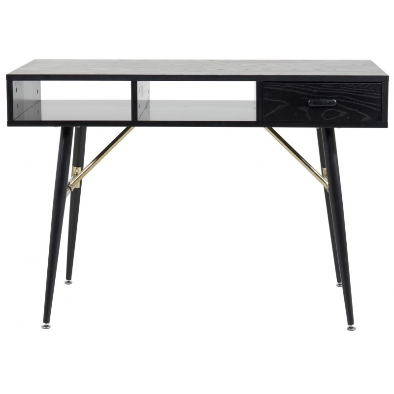 Gold Skrivebord 110 x 60 cm - Sort